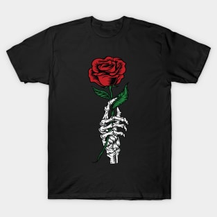 Bone Hand Rose T-Shirt